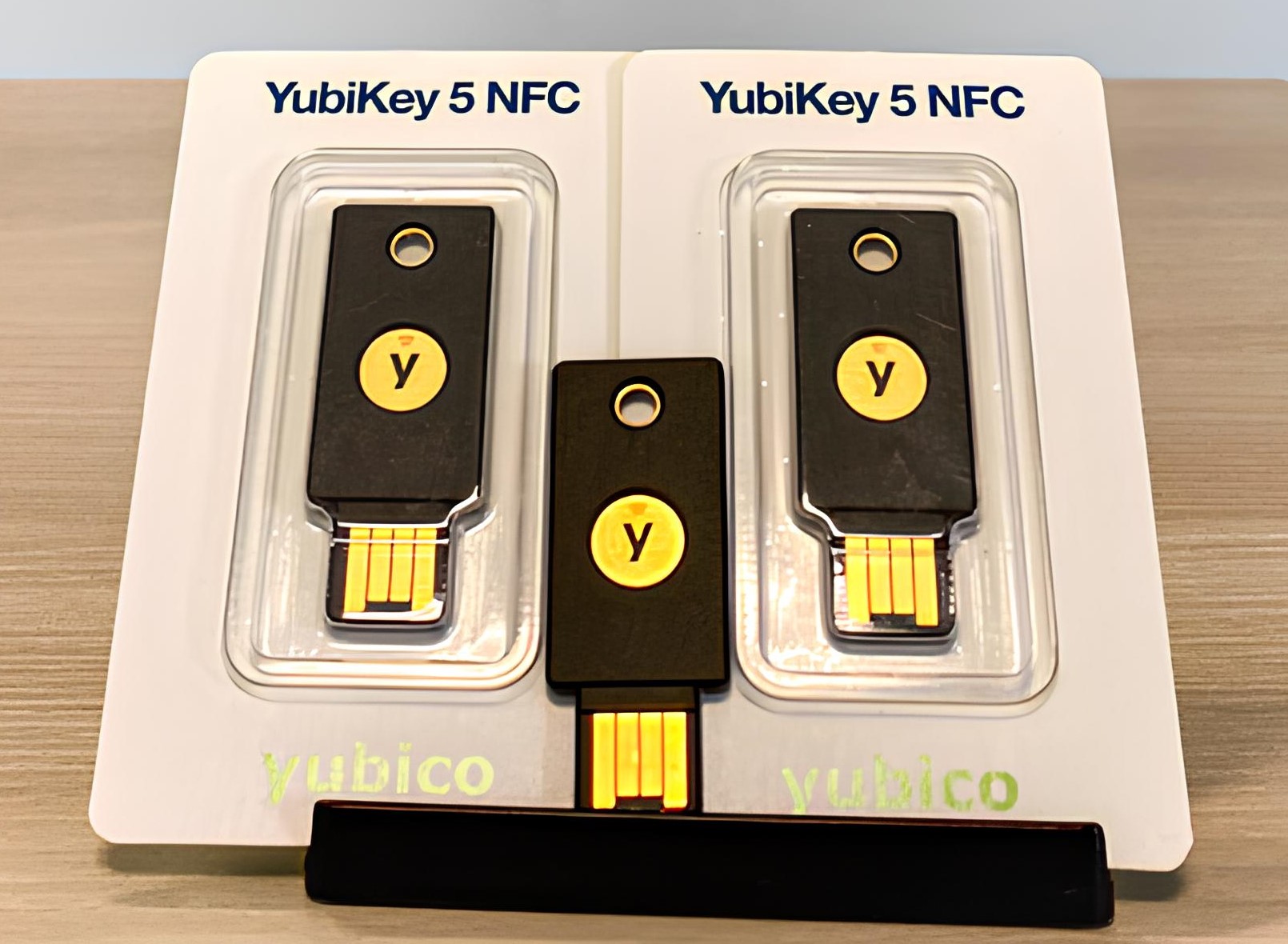 Exemple de passkey YUBICO